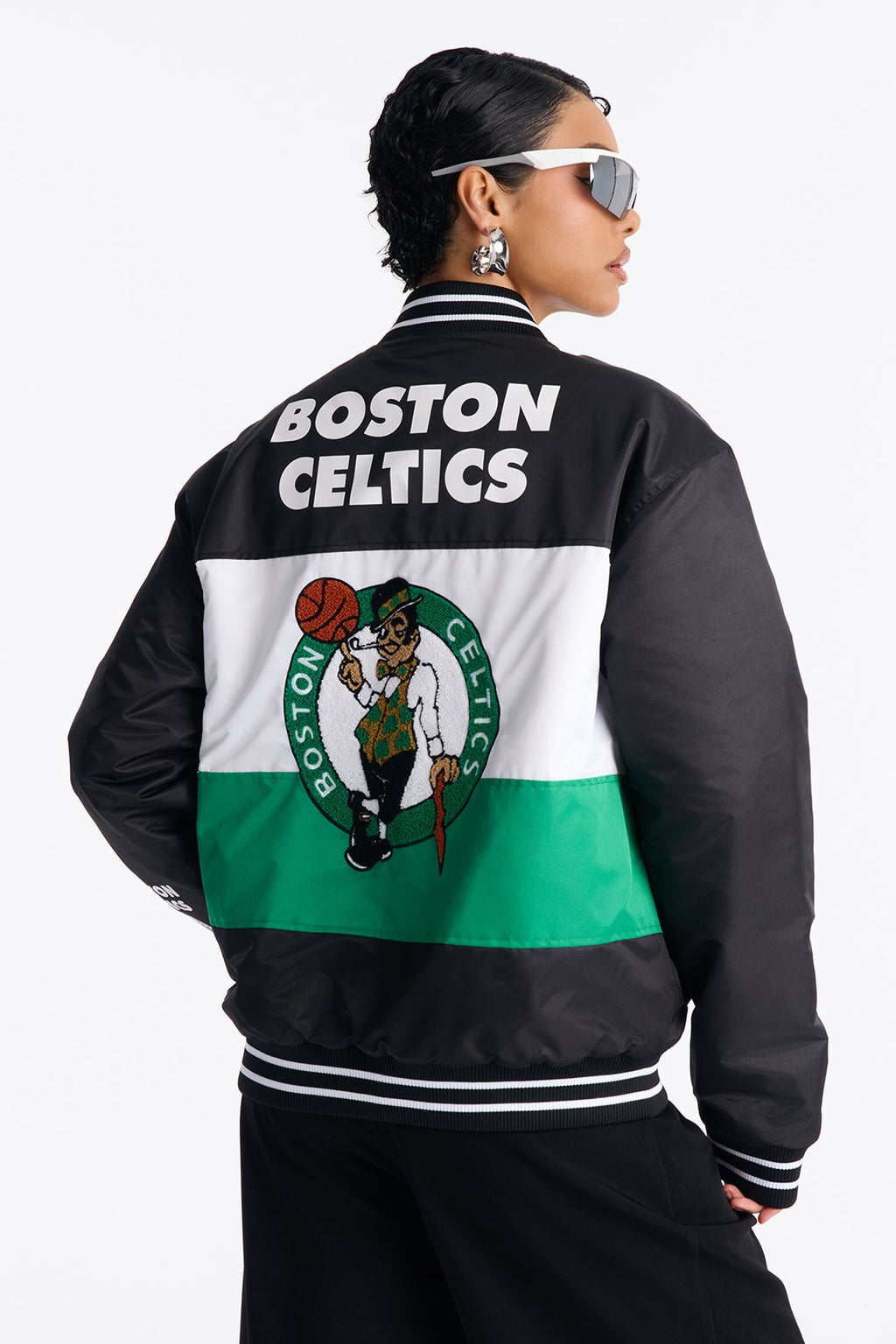 NBA Boston Celtics Twill Jacket - Black