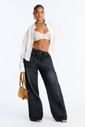 Ludlow Loose Denim Jeans - Black Wash
