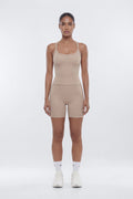 SeamlessLift™ 5″ High Rise Biker Short - Taupe