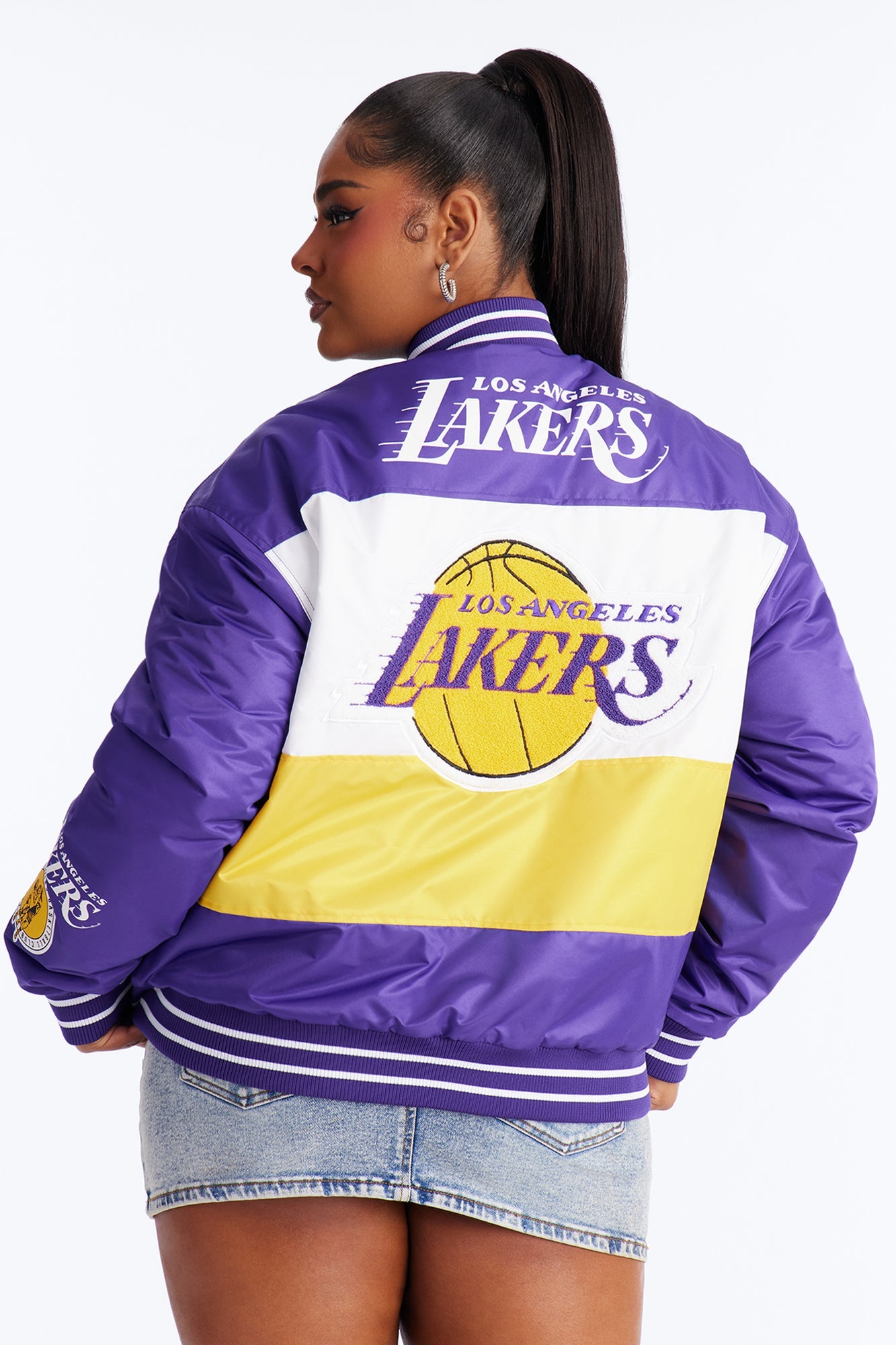 NBA LA Lakers Twill Jacket - Purple