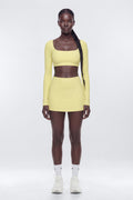 AirSculpt™ Mid Rise Mini Skort - Yellow