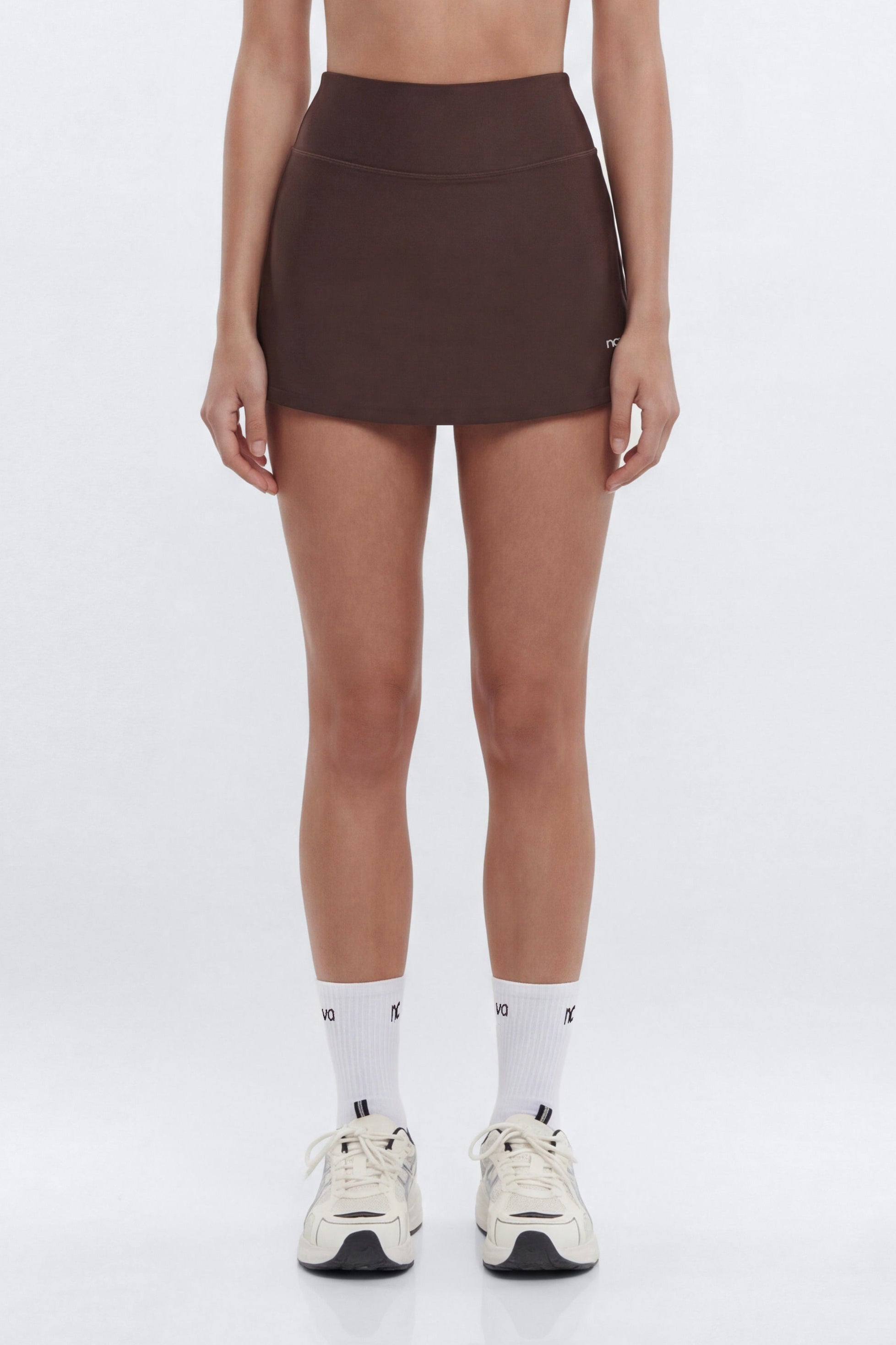 AirSculpt™ Mid Rise Mini Skort - Brown