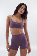 CloudForm™ 3″ Invisible Scrunch Biker Short - Iris