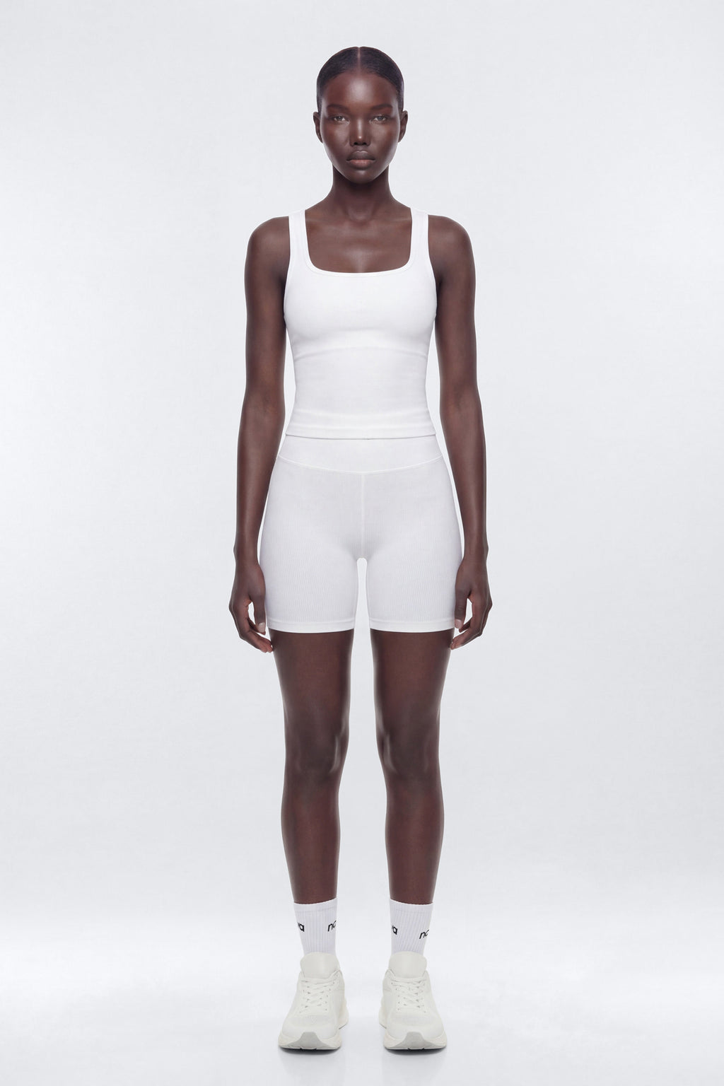 SeamlessLift™ 5″ High Rise Biker Short - Bright White