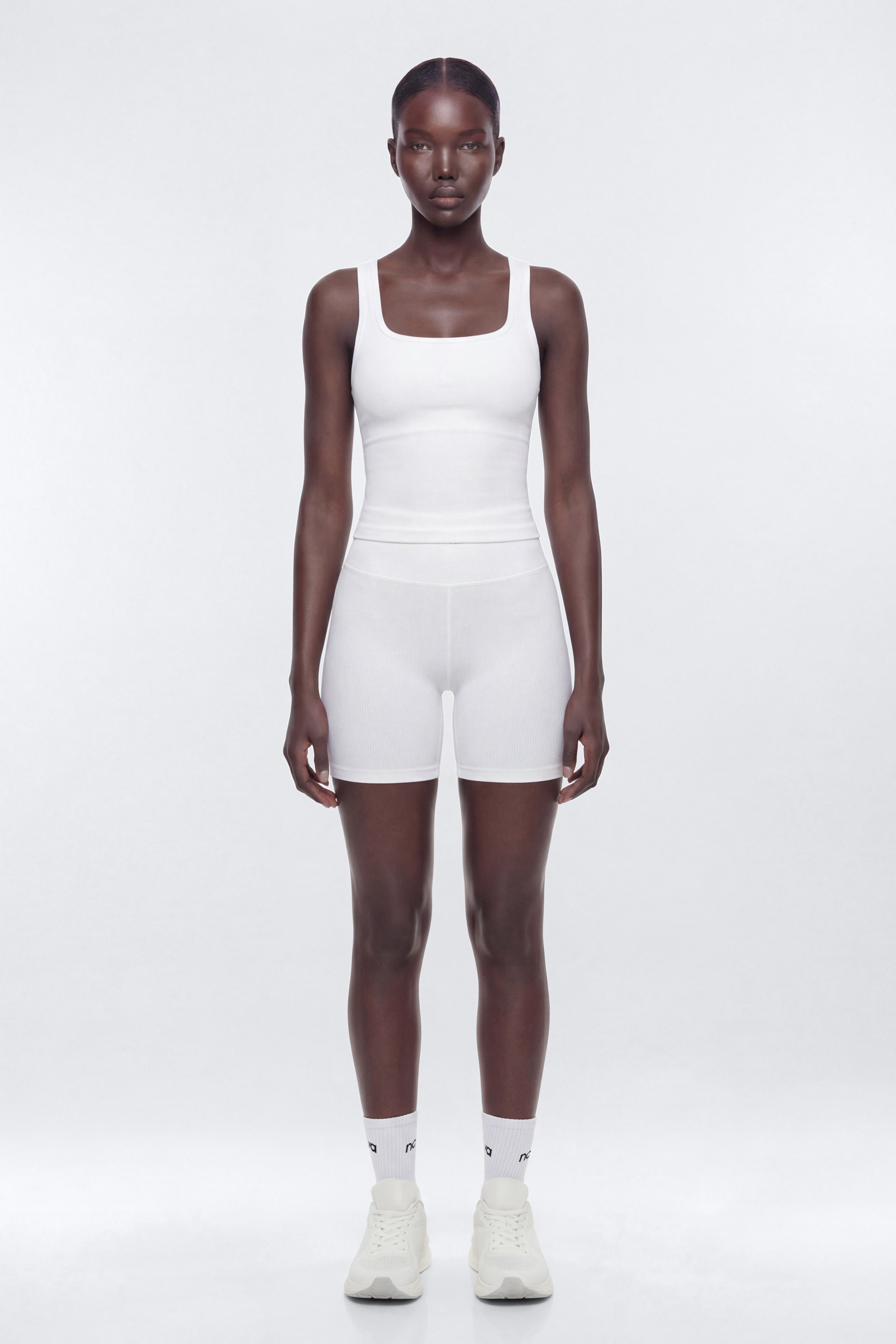SeamlessLift™ 5″ High Rise Biker Short - Bright White