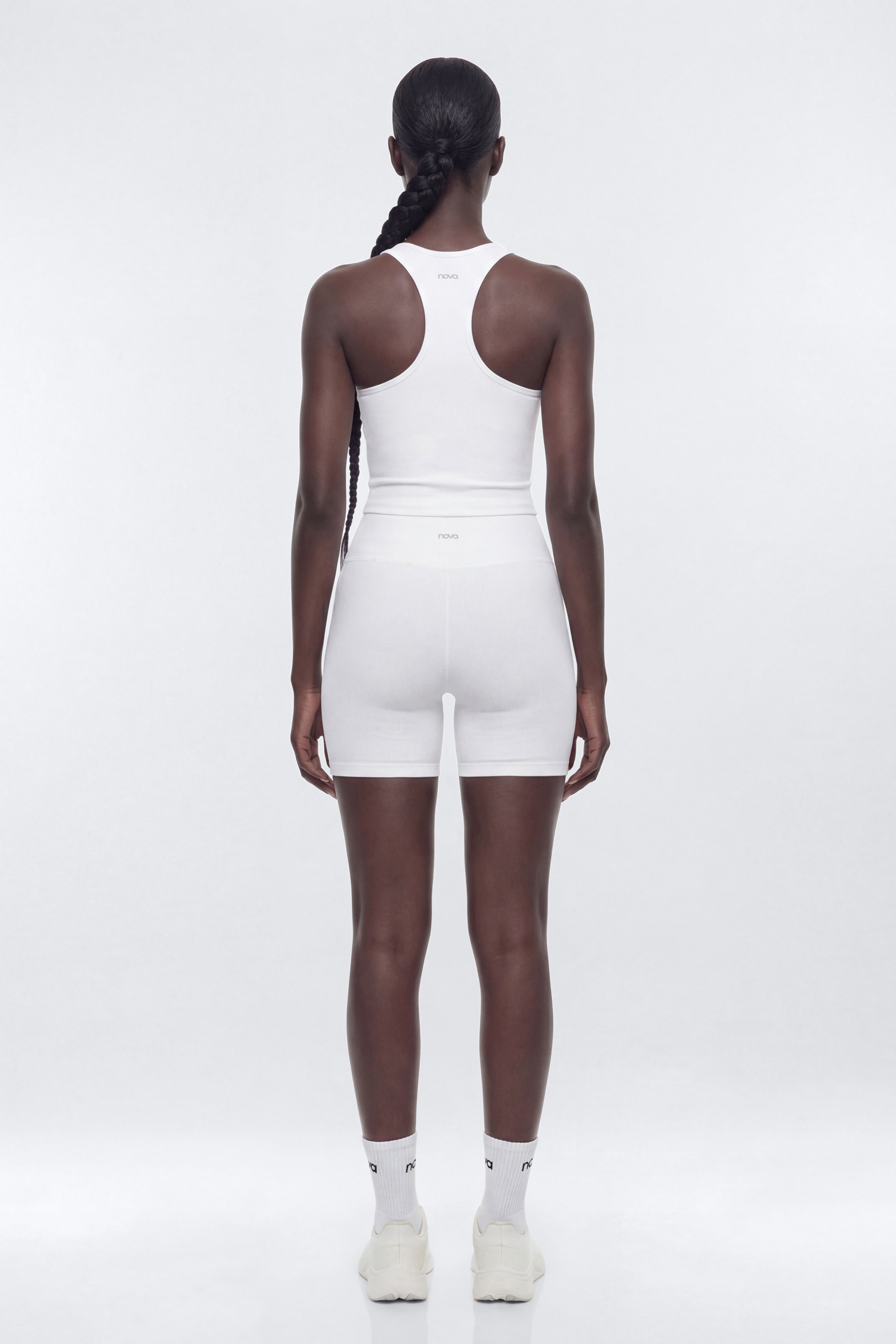 SeamlessLift™ 5″ High Rise Biker Short - Bright White
