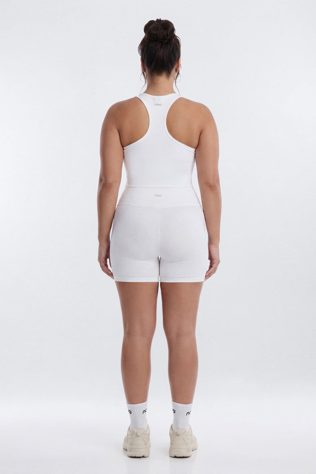 SeamlessLift™ 5″ High Rise Biker Short - Bright White