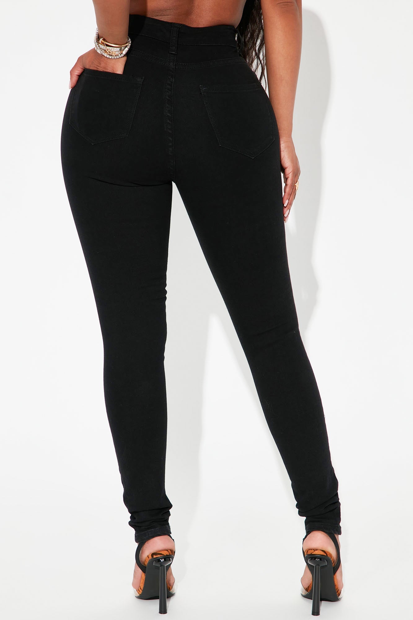 Coraline High Rise Jeans - Black