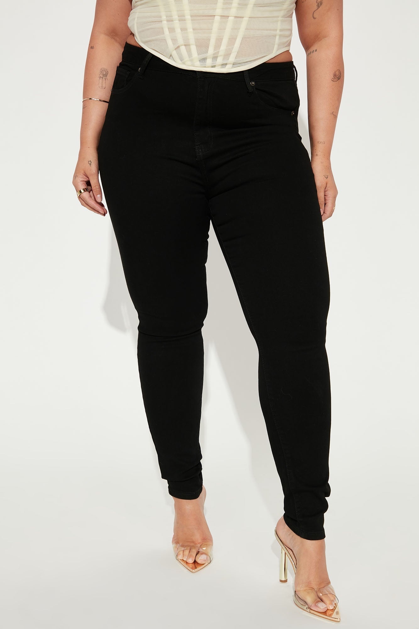 Coraline High Rise Jeans - Black