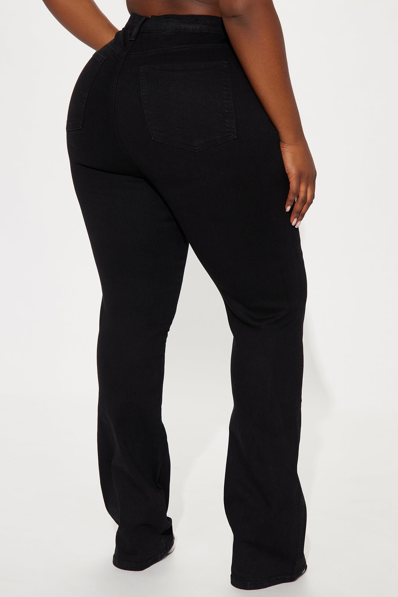 Fawcett Stretch Bootcut Jeans - Black