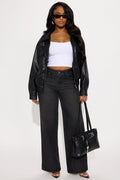 Sia Zero Stretch Jeans - Black Wash