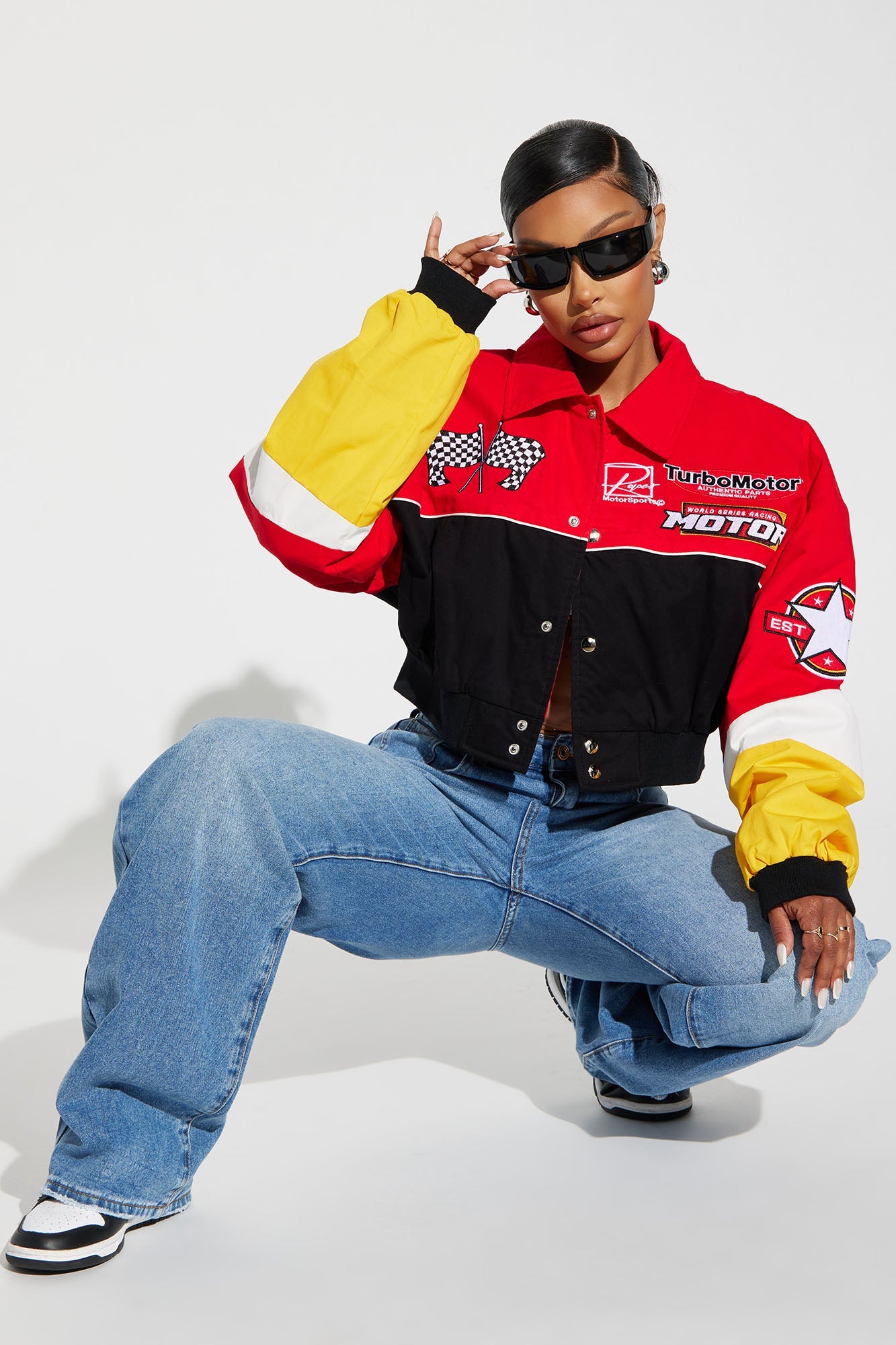 Need For Speed Bomber Jacket - Red/combo
