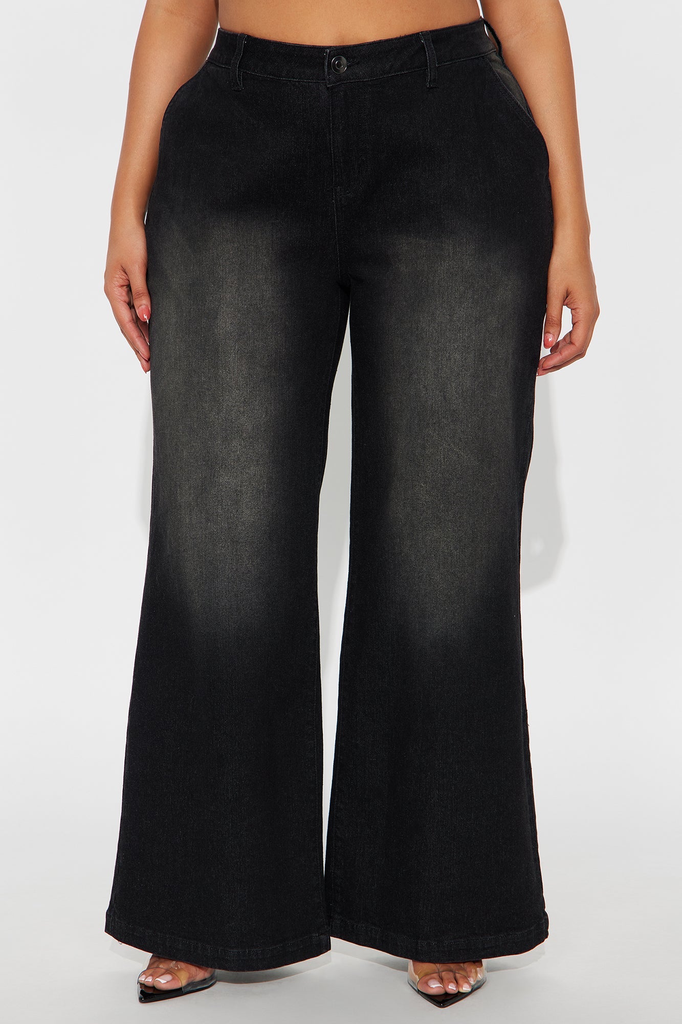 Delusional Drop Waist Jeans - Black