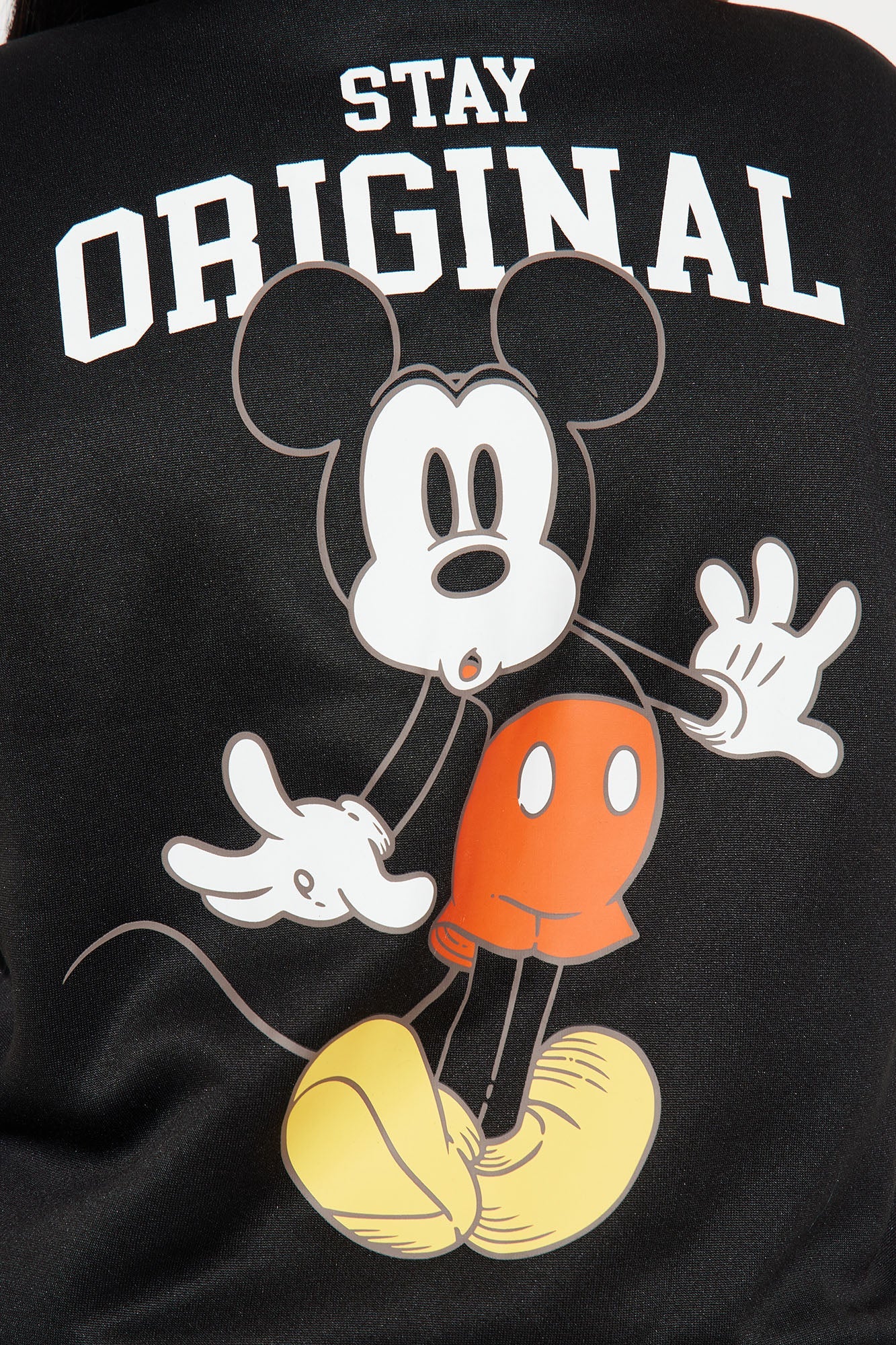 Mickey Mouse Sherpa Lined Jacket - Black