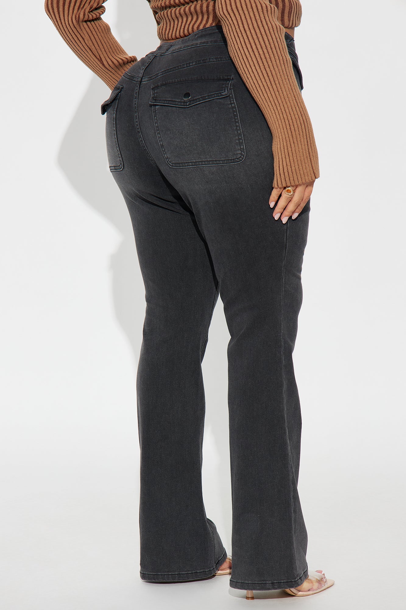Bonus Points Bootcut Jeans - Black Wash