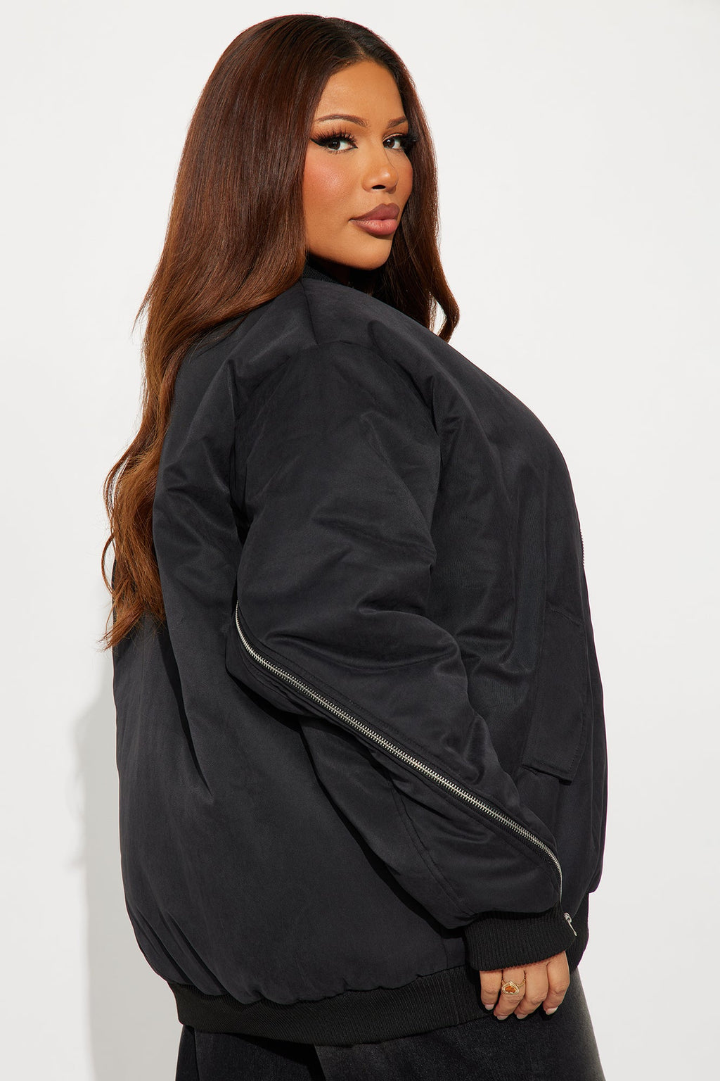 City Hustle Bomber Jacket - Black