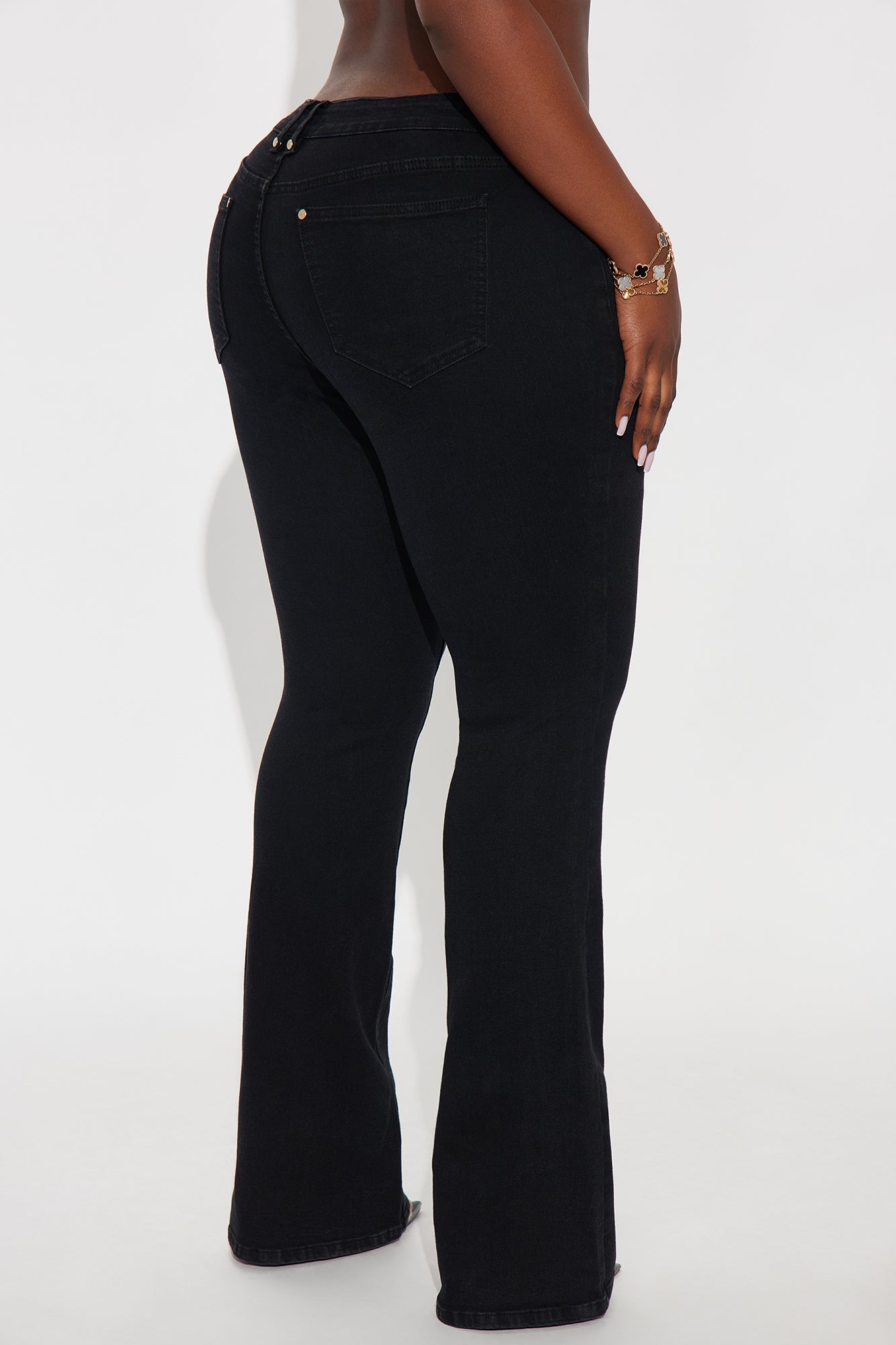 As You Are Low Rise Bootcut Jeans - Black