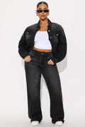 Saturday Special Straight Leg Jeans - Black Wash