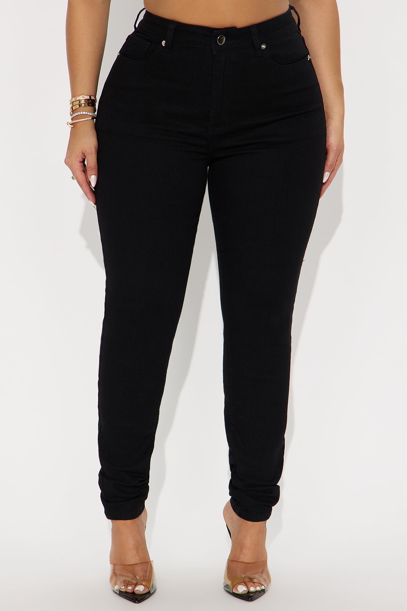 Decker Everyday High Rise Skinny Jeans - Black
