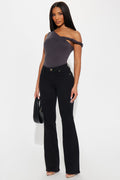 As You Are Low Rise Bootcut Jeans - Black