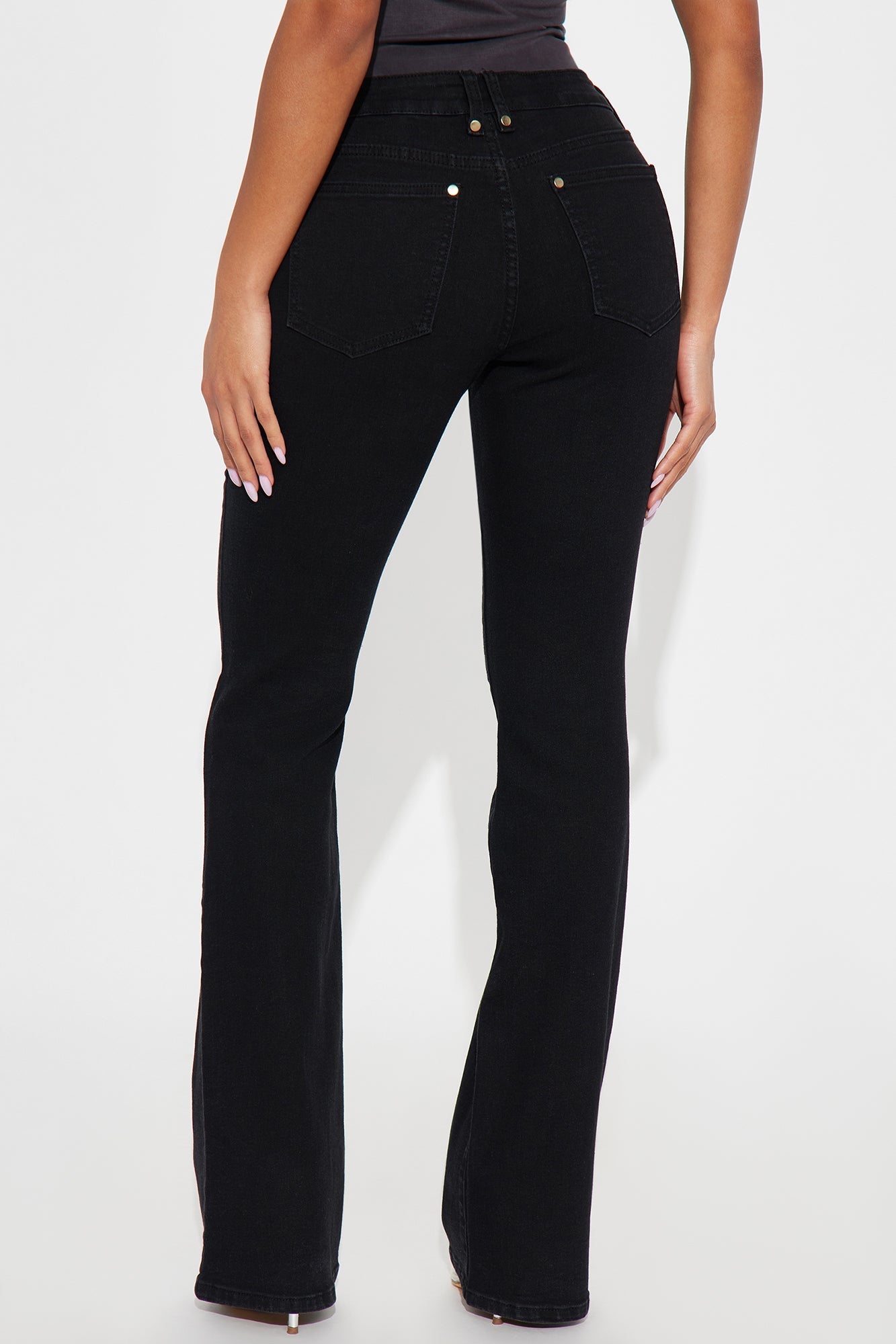 As You Are Low Rise Bootcut Jeans - Black