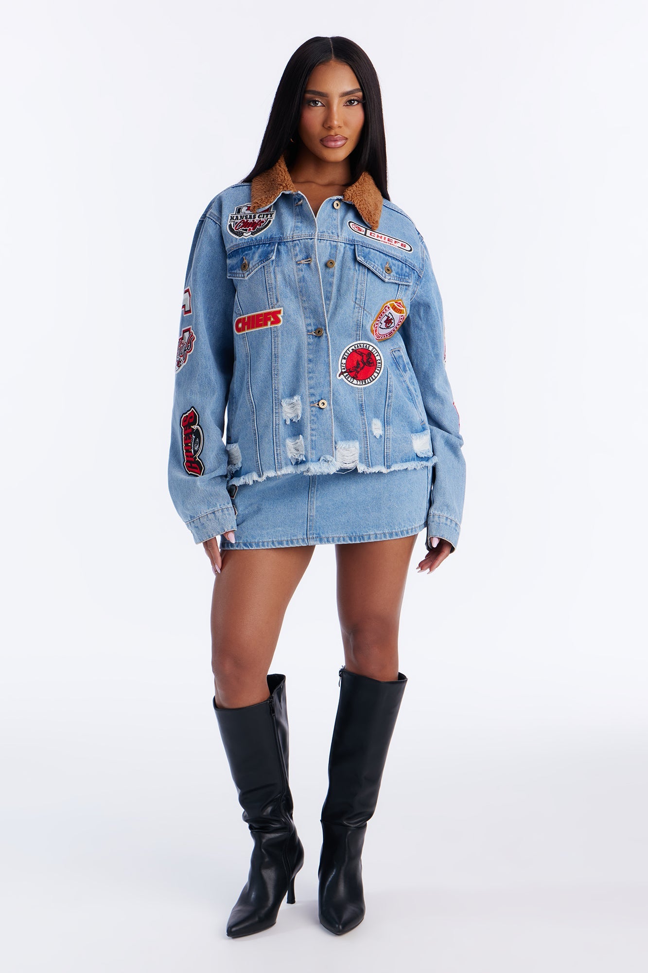 NFL Kansas City Chiefs Jacket - Denim