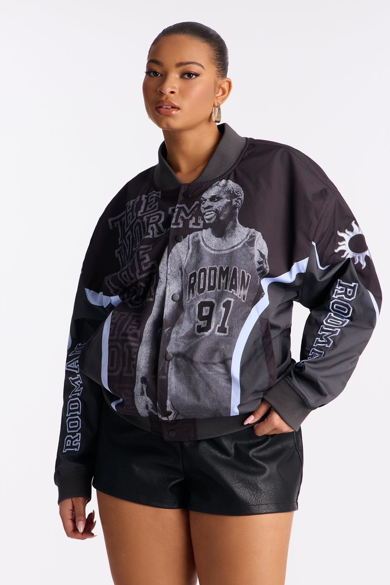 Dennis Rodman The Worm Jacket - Black/combo
