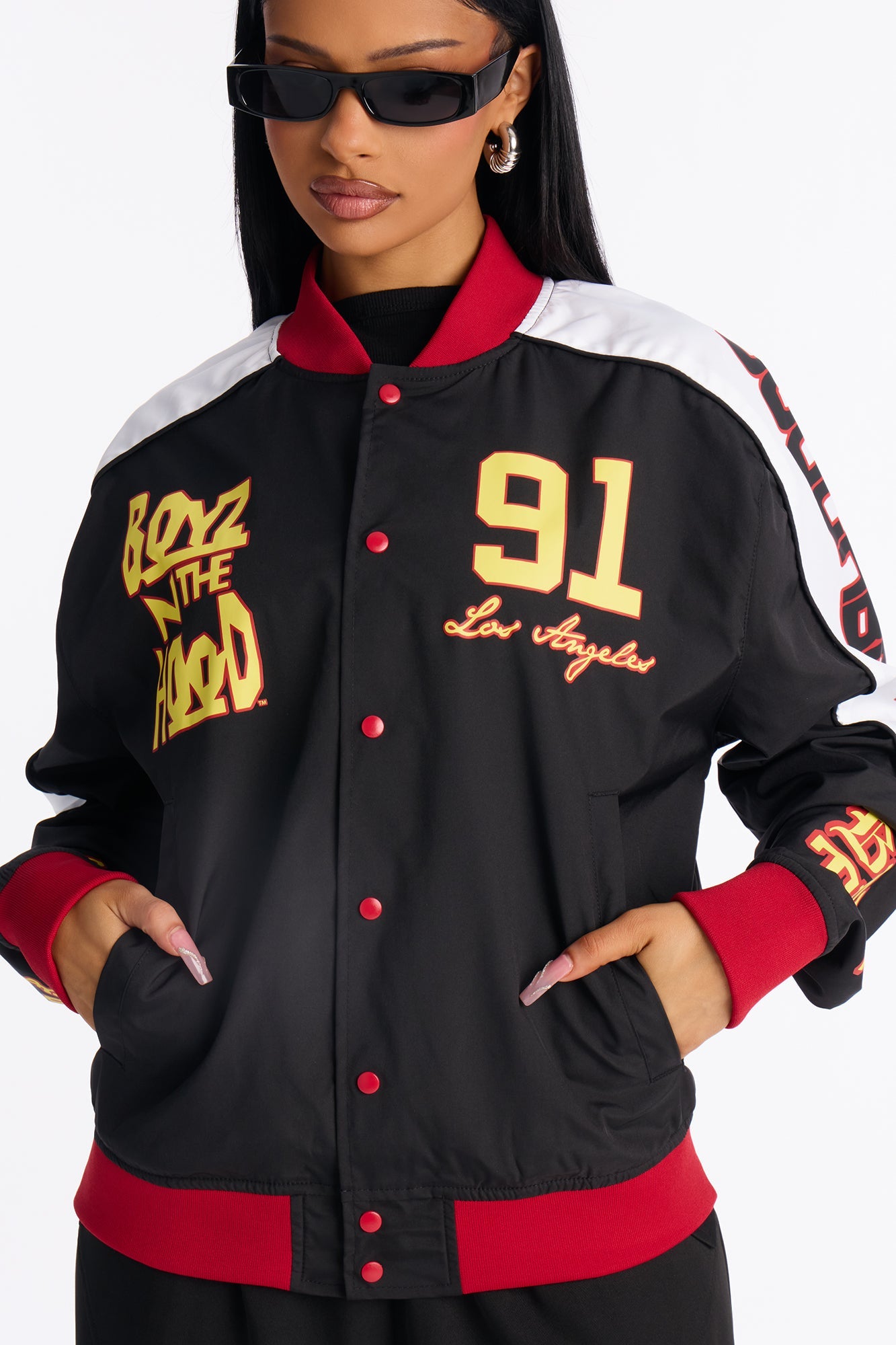 Boyz N The Hood 91 Bomber Jacket - Black/combo
