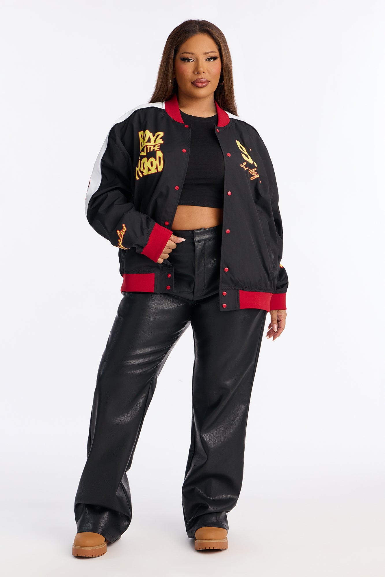 Boyz N The Hood 91 Bomber Jacket - Black/combo
