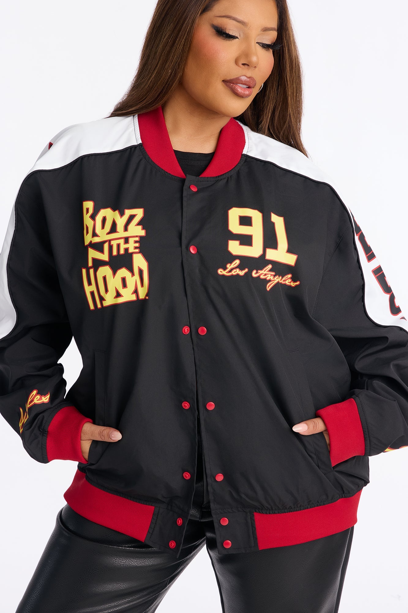 Boyz N The Hood 91 Bomber Jacket - Black/combo