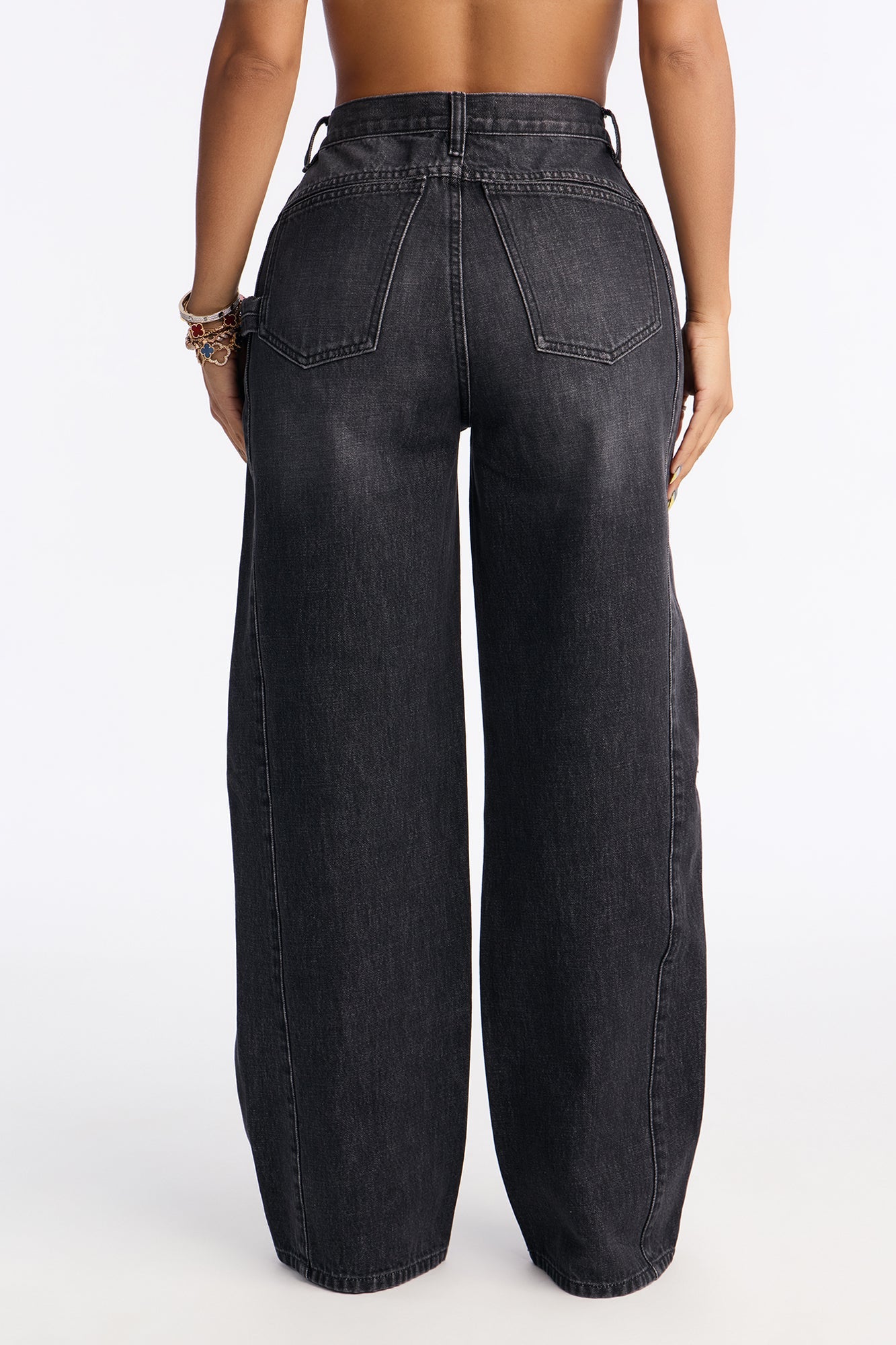 East Coast Straight Leg Jeans - Black Wash