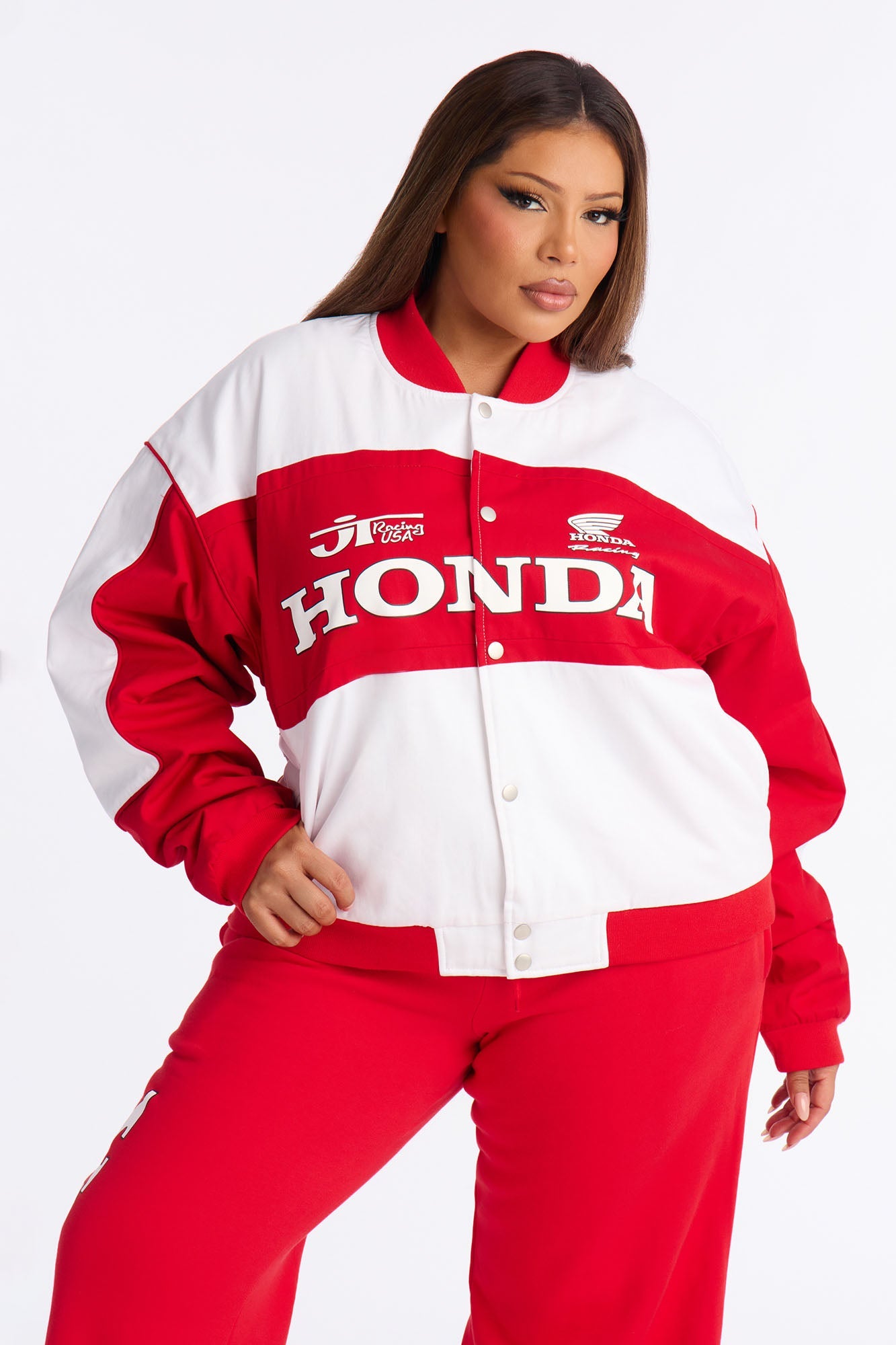 Honda Oversized Jacket - Red