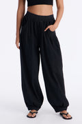 Rue du Bac Pull On Jogger Jeans - Black Wash